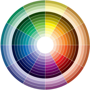 couleurs cercle chromatique
